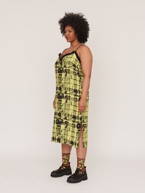 lazy oaf diy slip dress size 18